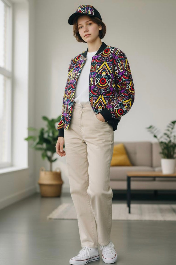 BOMBER +CASQUETTE ASSORTIE NTEPPE ( MIXTE)