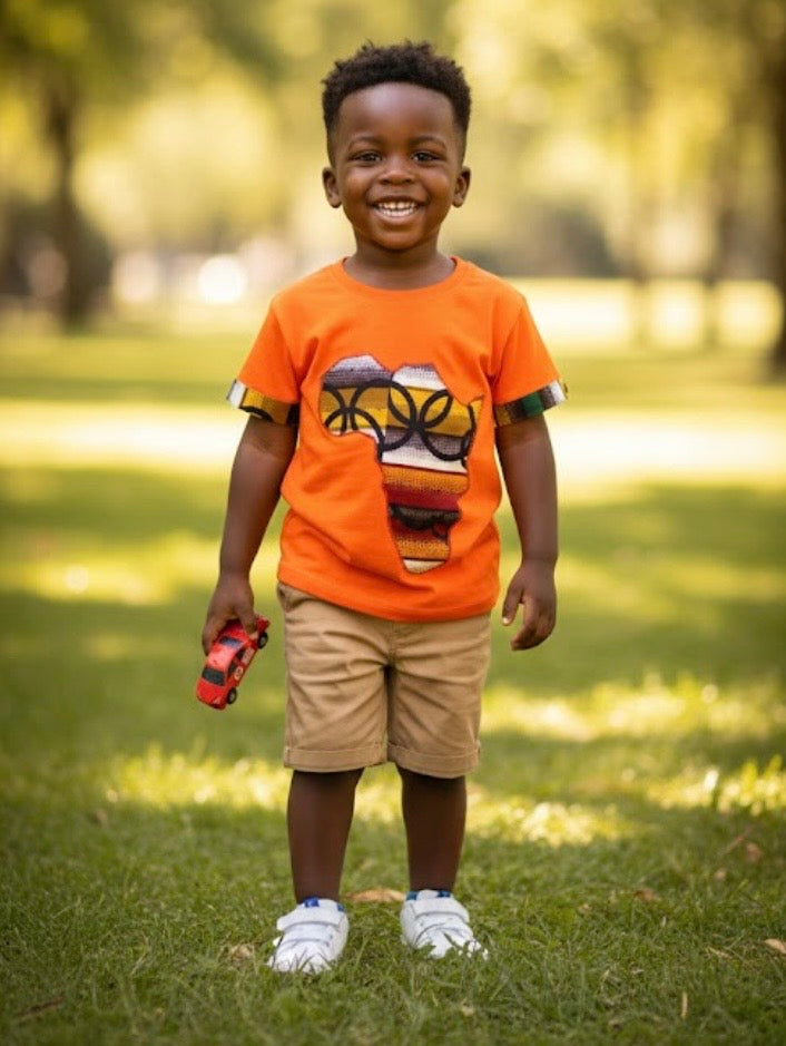 T-shirt enfant AFRICA – Fait main