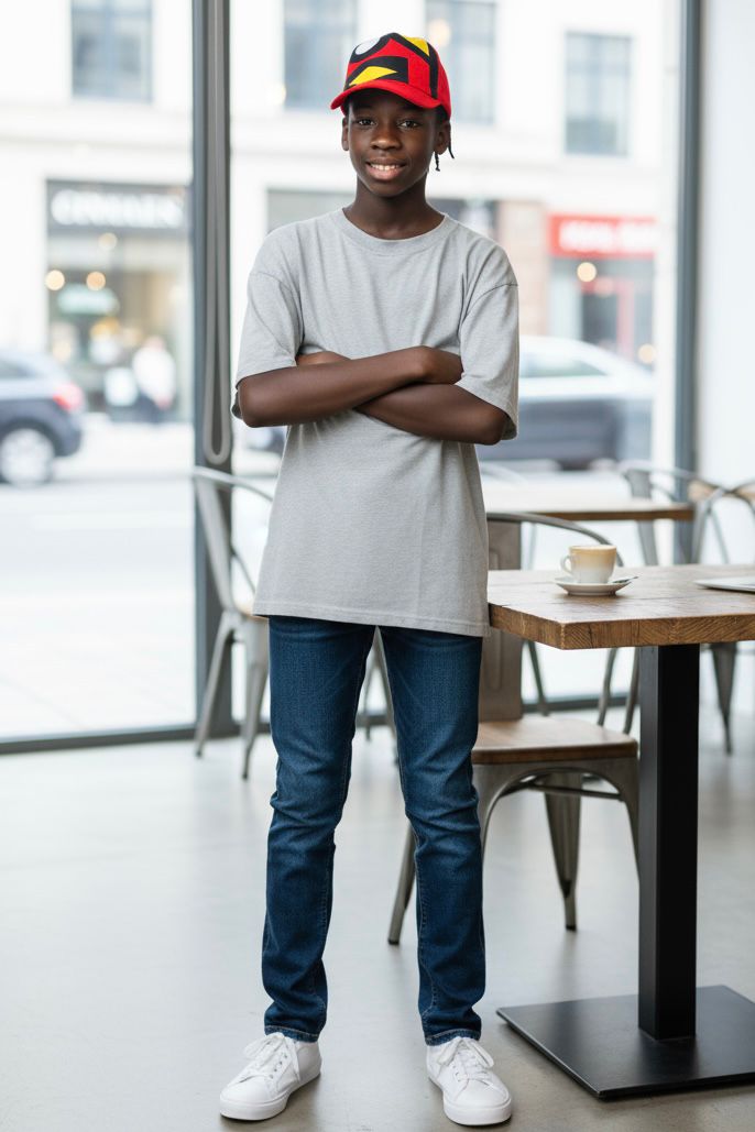 Casquette Enfant Mixte "Bana" en Wax