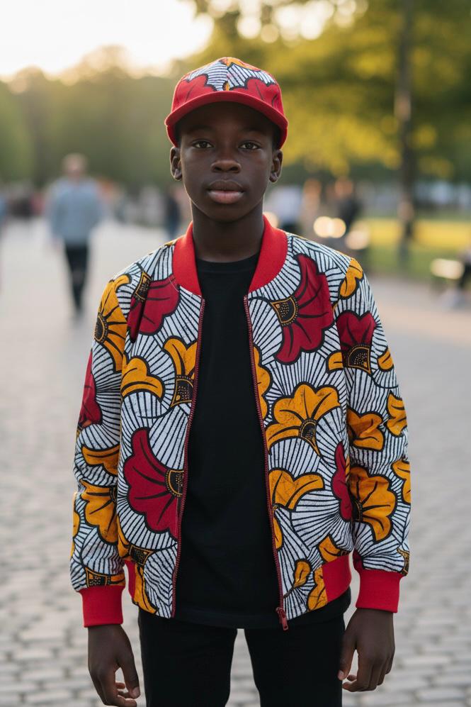 BOMBER + CASQUETTE ASSORTIE MPESA ( MIXTE)