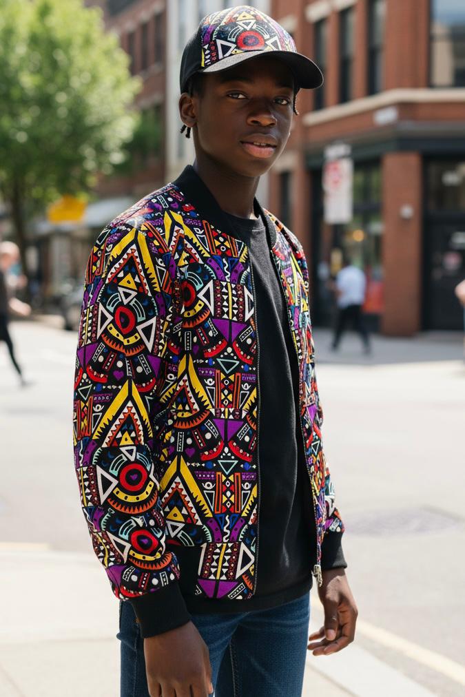 BOMBER +CASQUETTE ASSORTIE NTEPPE ( MIXTE)