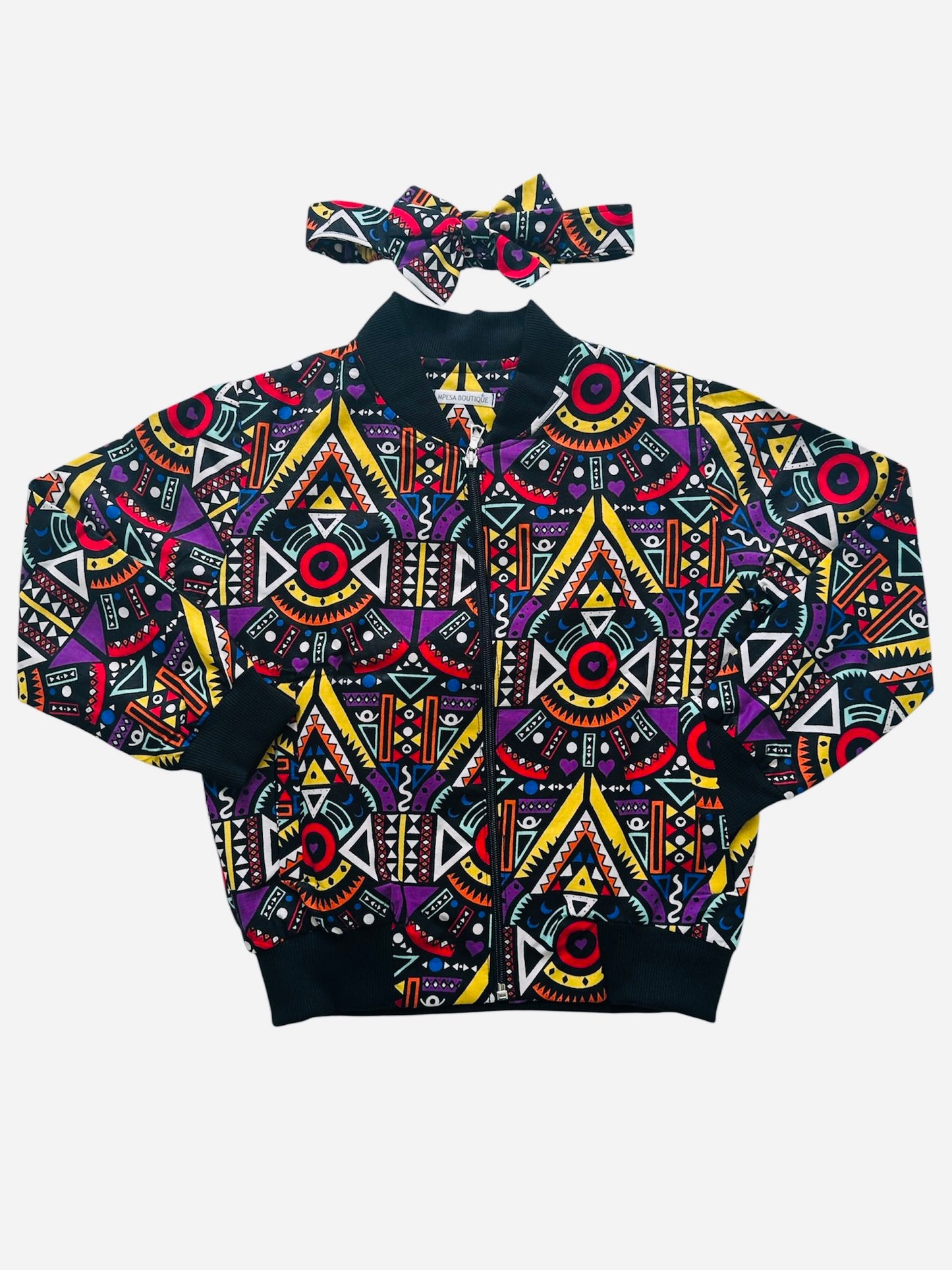 BOMBER EN WAX NTEPPE +BANDEAU ASSORTI FILLES