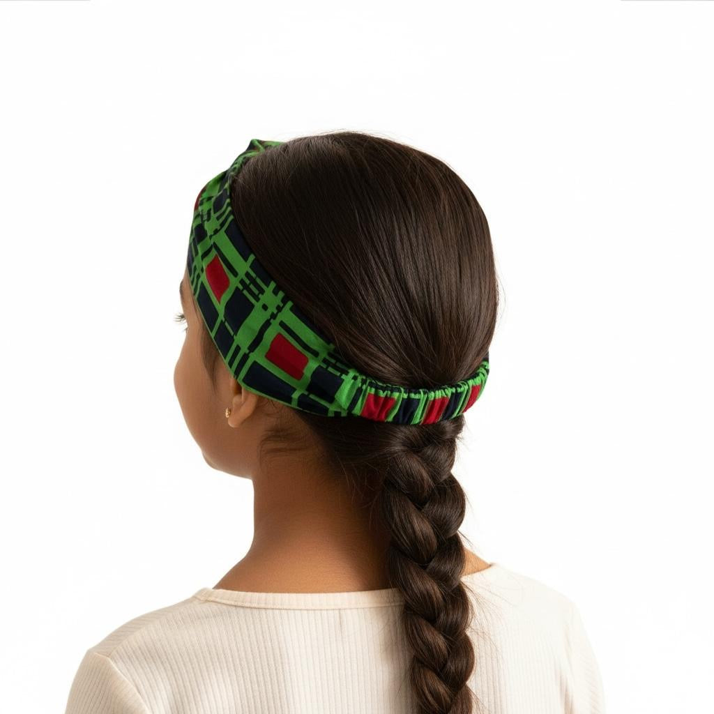 Bandeau wax enfant BONA – accessoire africain élégant fait main