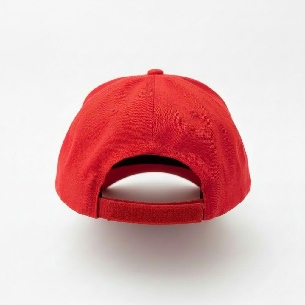 Casquette Enfant MINA Rouge en Wax Fleuri Style Afro Moderne 2-12 ans