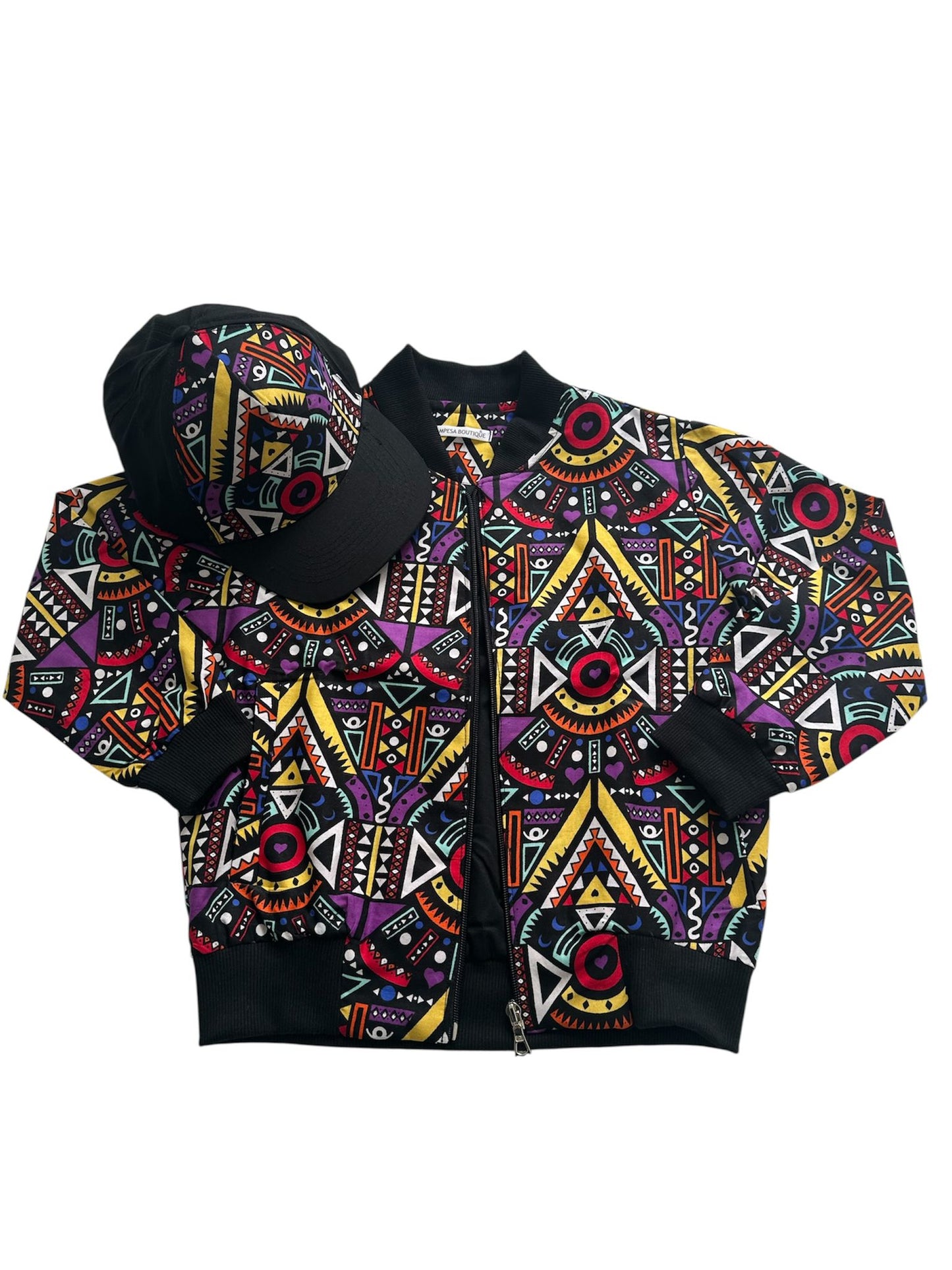 BOMBER +CASQUETTE ASSORTIE NTEPPE ( MIXTE)