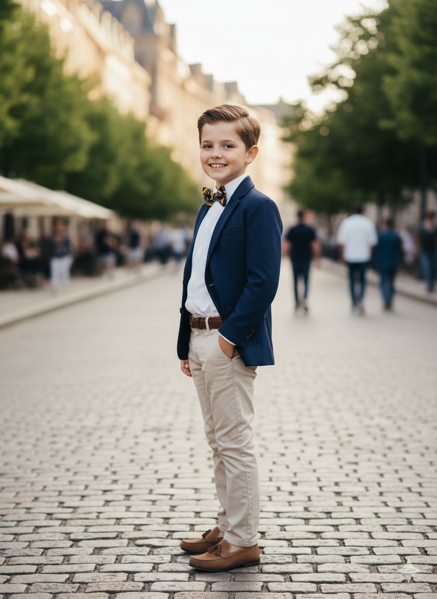 nœud papillon enfant BOGOLAN – wax fait main inspiré d’Afrique