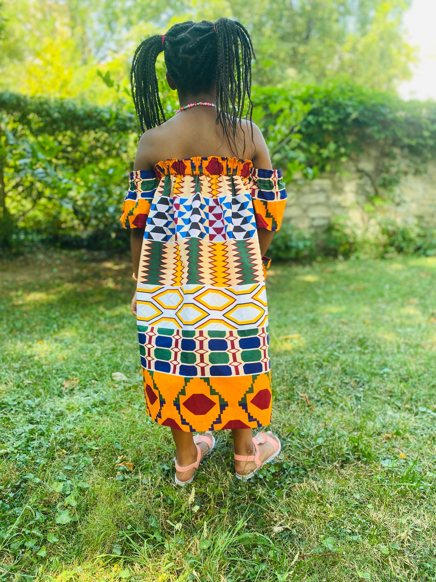 ROBE FILLE WAX DOUALA