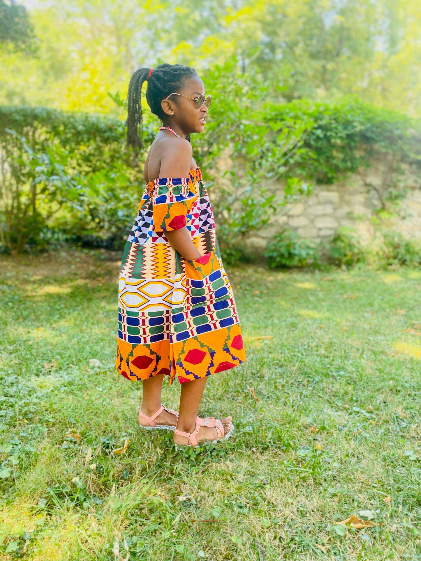 ROBE FILLE WAX DOUALA