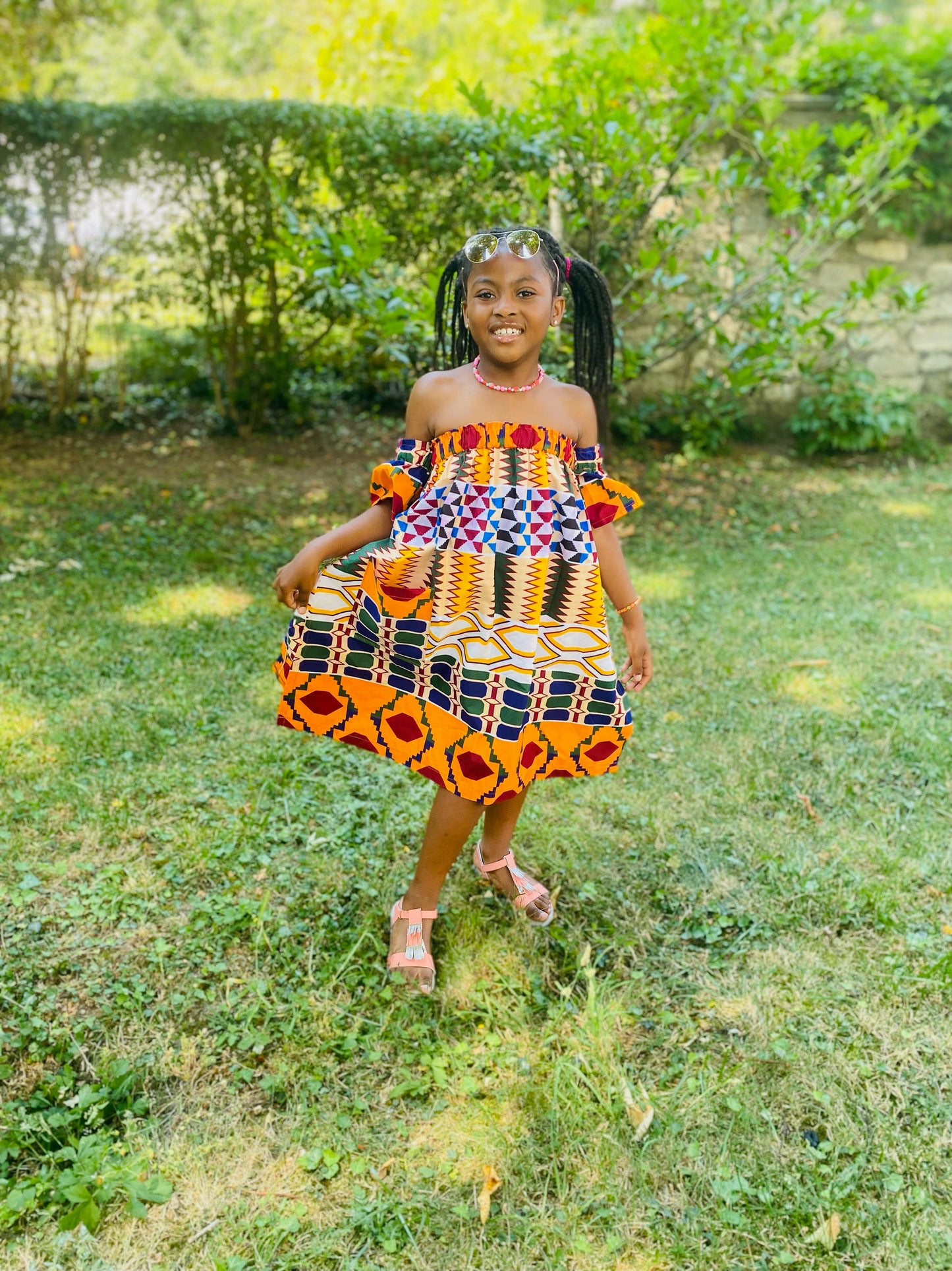 ROBE FILLE WAX DOUALA