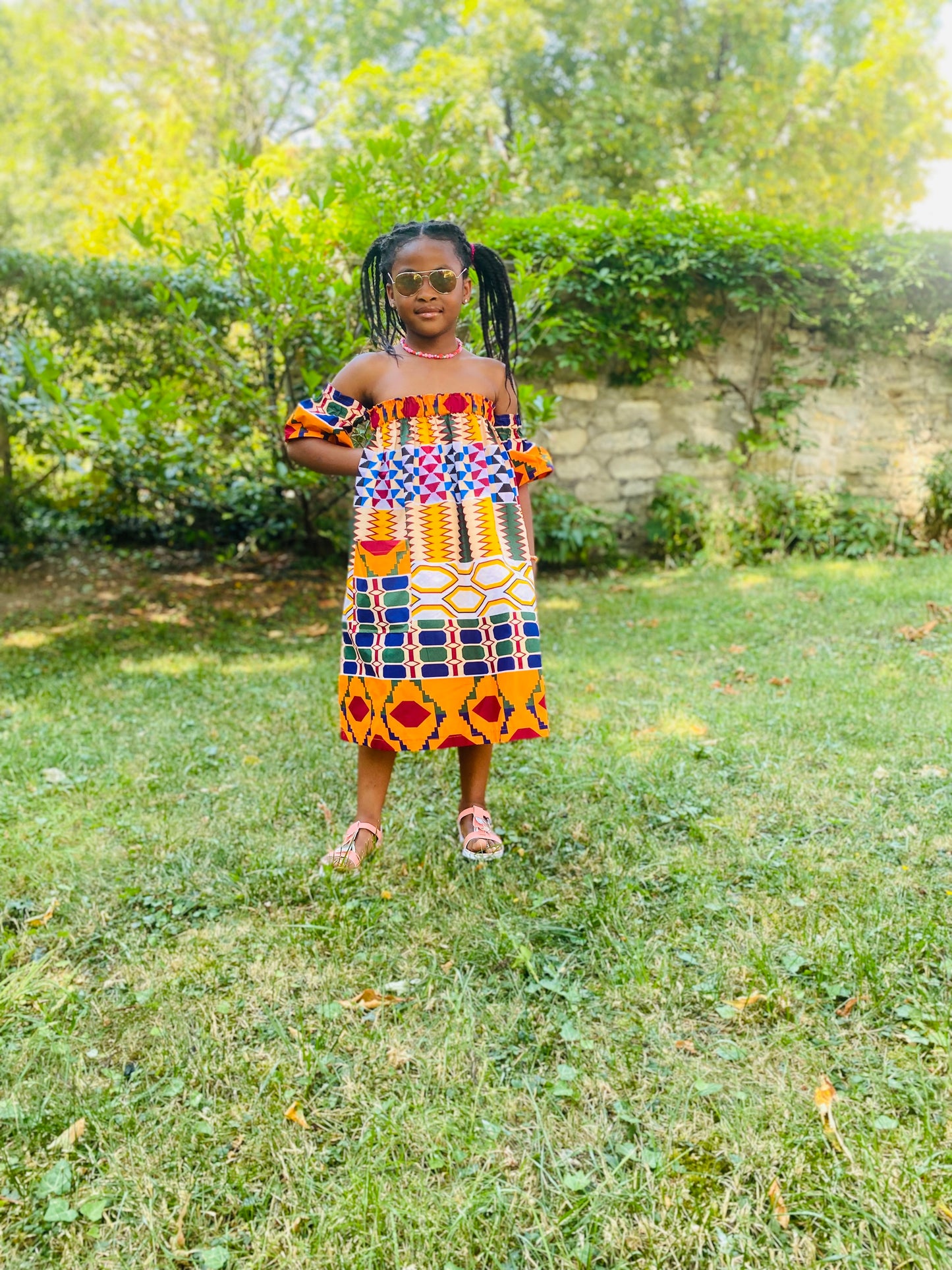 ROBE FILLE WAX DOUALA