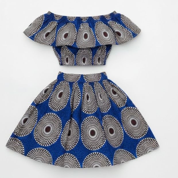 Vêtement wax fille MBEMA – tenue africaine