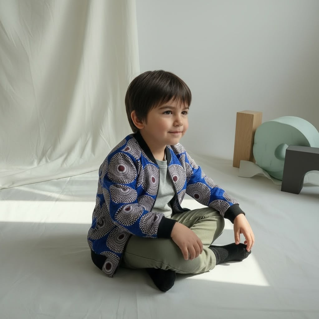 Bomber ESEKA – Vêtement wax enfant