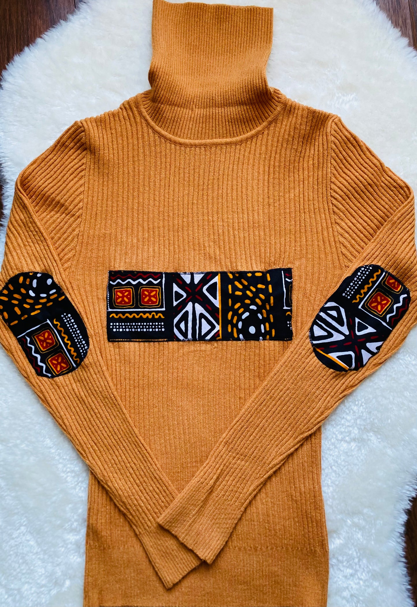 PULL COL ROULÉ EN WAX