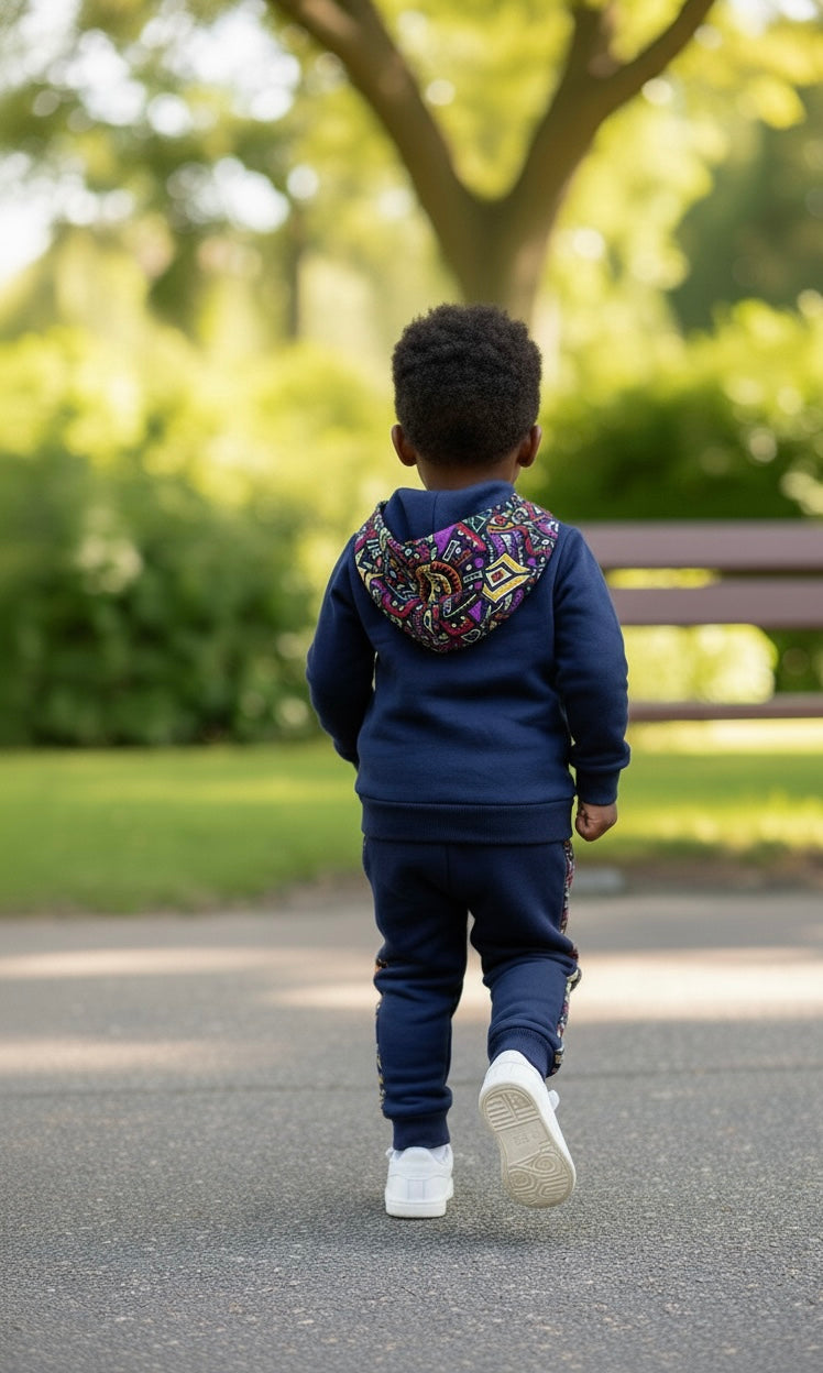 Ensemble Jogging NTEPPE Bleu – Mixte Enfant Garçon & Fille