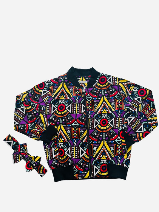 BOMBER EN WAX NTEPPE +BANDEAU ASSORTI FILLES