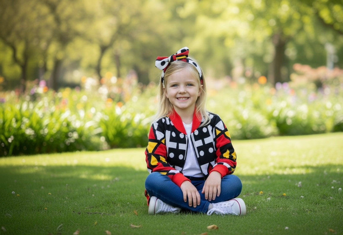 BOMBER EN WAX DIBA + BANDEAU ASSORTI FILLES