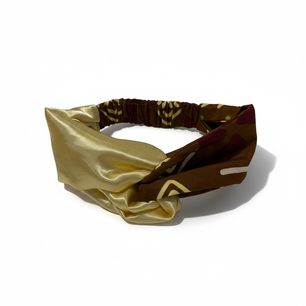 Bandeau wax DINA pour enfant – accessoire afro chic fait main