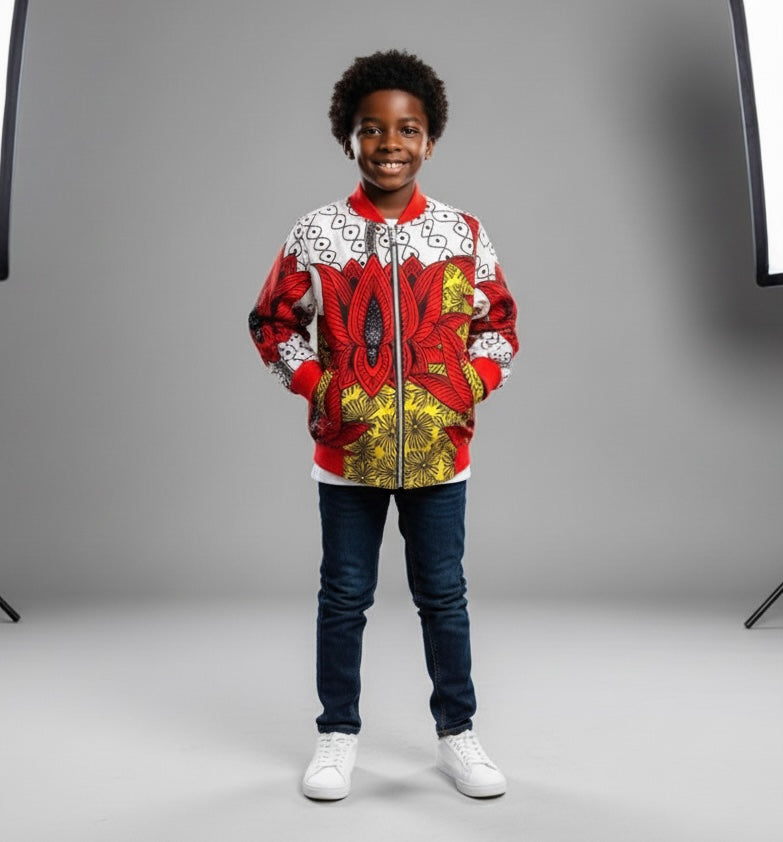 Bomber mixte LOCKO – taille 5/6ans  – confection artisanale