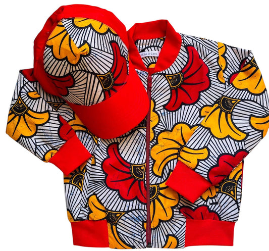 BOMBER + CASQUETTE ASSORTIE  MPESA ( MIXTE)