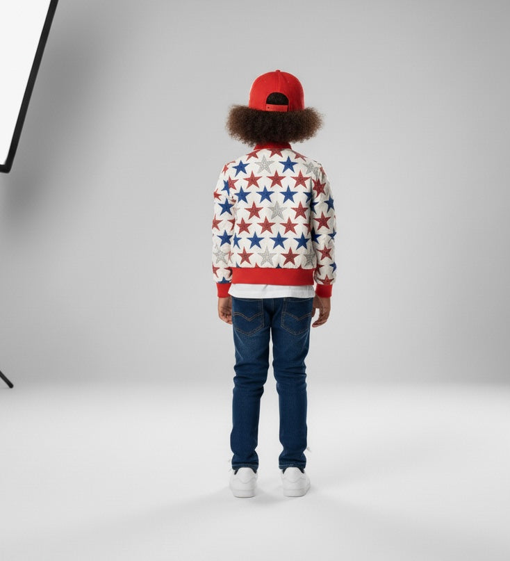 Bomber et Casquette Assortis KRIBI  – Taille 2-12 ans – Confection Artisanale