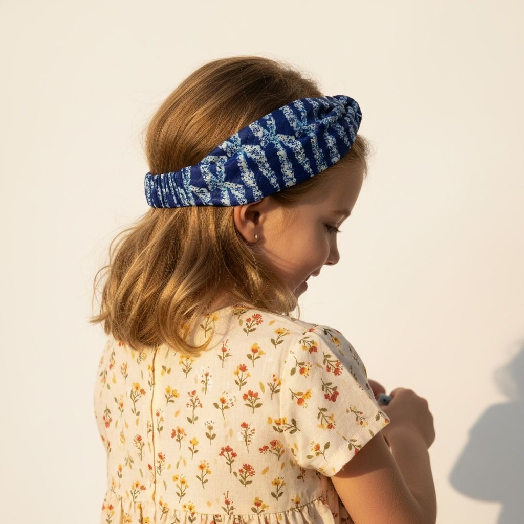 Bandeau wax NDOP enfant – accessoire africain élégant