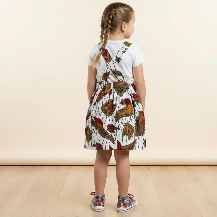 SALOPETTE WAX COLORÉE - tenue africaine enfant
