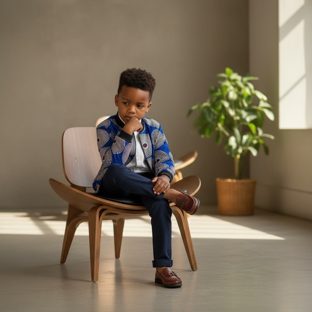 Bomber ESEKA – Vêtement wax enfant