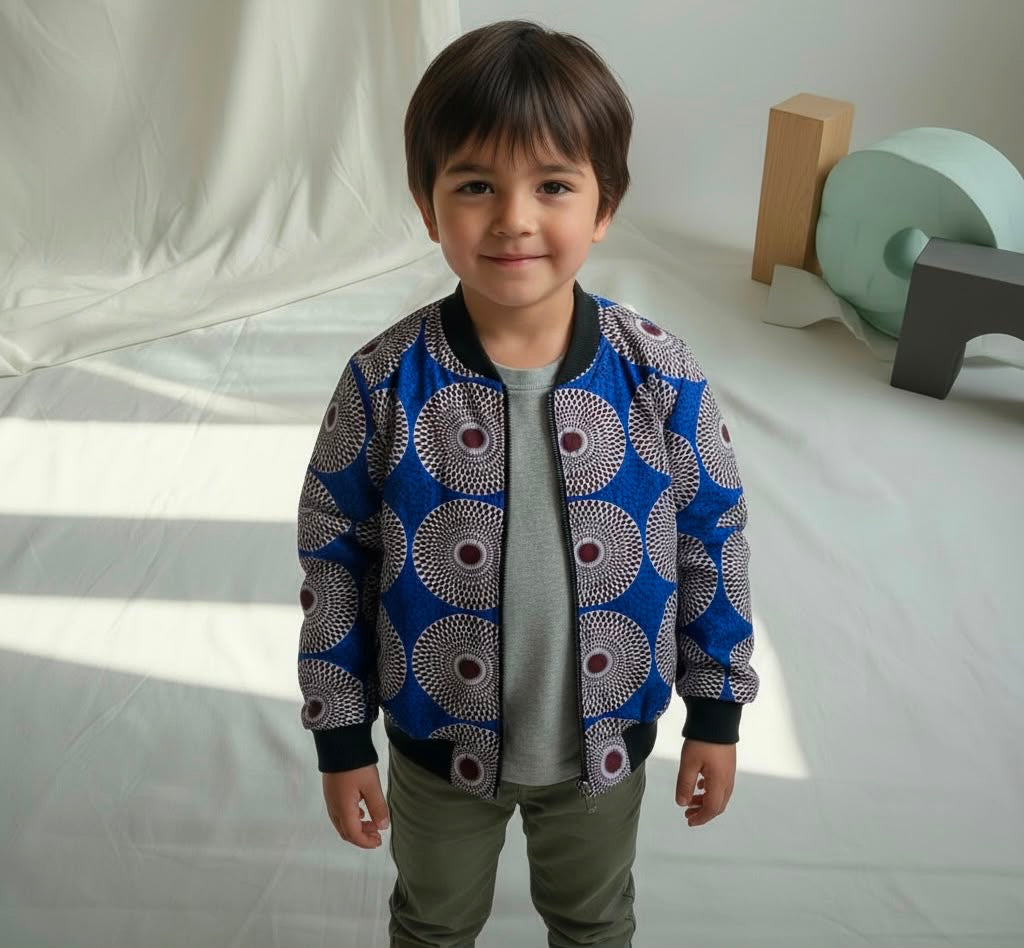 Bomber ESEKA – Vêtement wax enfant