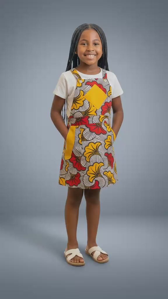 salopette wax enfant fille 