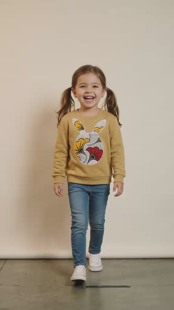 sweat-shirt-enfant-mpesa-moutarde-wax
